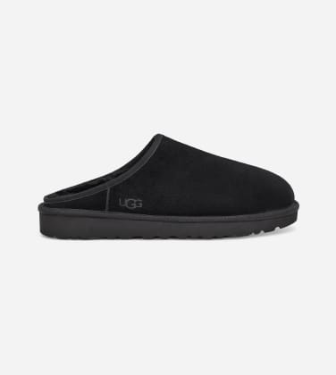 Classic Slip-On pour Homme in Black, Taille 41, Daim