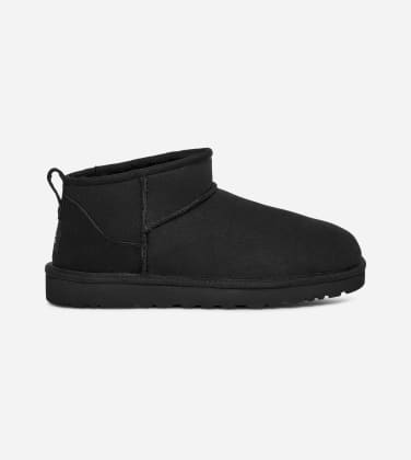 Botte UGG Classic Ultra Mini pour Homme in Black, Taille 45, Daim