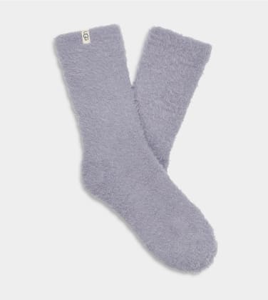 Chaussette mi-haute UGG Teddi Cozy pour Femme in Cloudy Grey, Taille O/S, Mélange De Polyester/Recycled Materials