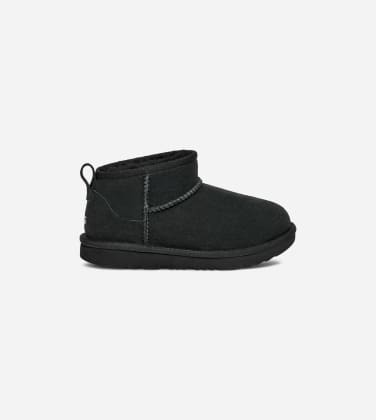 Botte UGG Classic Ultra Mini pour enfant in Black, Taille 35, Daim