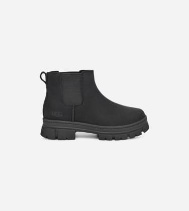 Botte Ashton Chelsea pour Grand Enfant in Black, Taille 31, Cuir