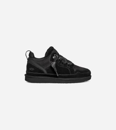 Basket UGG Lowmel pour enfant in Black, Taille 31, Canvas/Daim/Recycled Materials