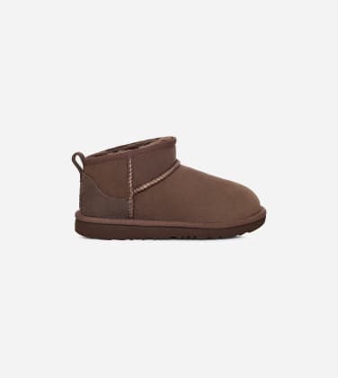 Botte UGG Classic Ultra Mini pour enfant in Brown, Taille 32.5, Double Face