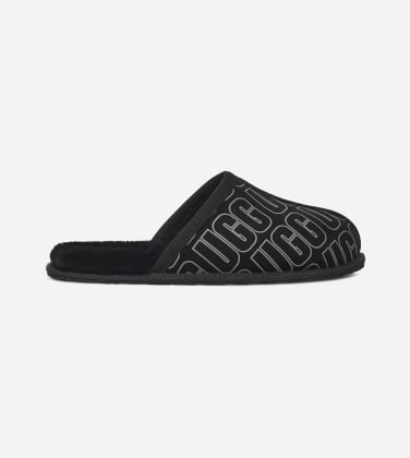 Scuff UGG Graphic pour Homme in Black, Taille 44, Cuir