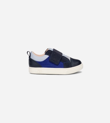 Rennon Low Basket pour Grand Enfant in Night Sky, Taille 26, Cuir