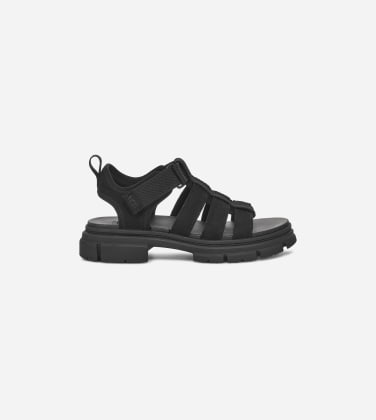 Sandale UGG Ashton Multistrap pour enfant in Black, Taille 38, Cuir