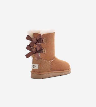 Botte UGG Bailey Bow II pour enfant in Brown, Taille 35, Cuir