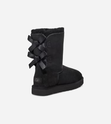 Botte UGG Bailey Bow II pour Femme in Black, Taille 42, Double Face