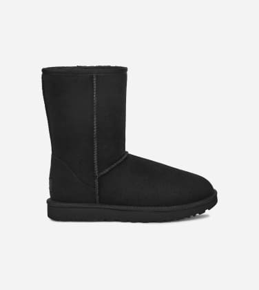 Botte UGG Classic Short II pour Femme in Black, Taille 36, Daim
