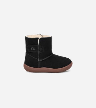 Botte Keelan II pour Grand Enfant in Black, Taille 22, Cuir