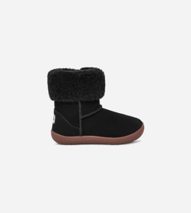 Botte Sammee pour Grand Enfant in Black, Taille 21, Daim