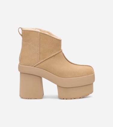 Botte New Heights Platform Mini pour Femme in Brown, Taille 40, Daim