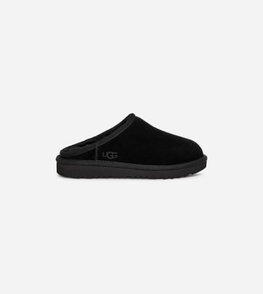 Classic Slip-On pour enfant in Black, Taille 36, Daim