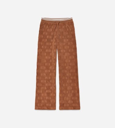 Pantalon large UGG UG Gblock Rosalinda pour Femme in Cedar Bark, Taille XL, Coton