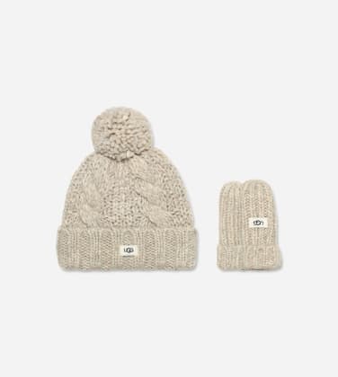 Ensemble en maille enfant in Light Grey, Taille O/S