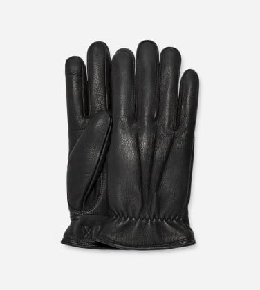 Gant en cuir à 3 points pour Homme in Black, Taille L