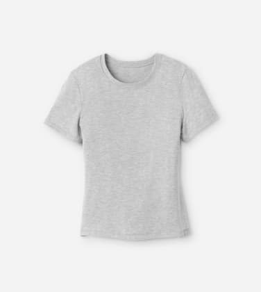 T-shirt UGG Miriam Baby pour Femme in Grey, Taille M, Polyester