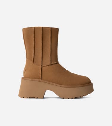 Botte Classic Twin Seam New Heights pour Femme in Brown, Taille 41, Daim
