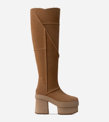 Botte New Heights Platform Xtra pour Femme in Brown, Taille 39, Daim