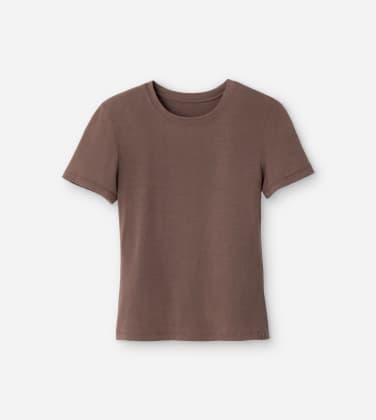 T-shirt UGG Miriam Baby pour Femme in Allspice, Taille XL, Polyester