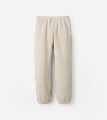 Jogging Classic pour Femme in Sand Heather, Taille L, Mélange De Coton/Matières Recyclées