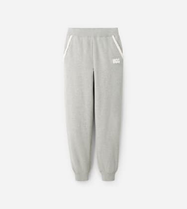 Pantalon de jogging en polaire contrecollée Daylin pour Femme in Grey, Taille 1X, Fleece