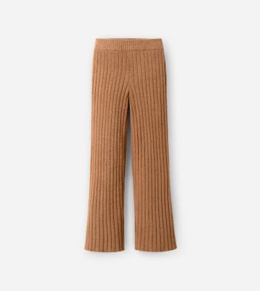 Pantalon de jogging côtelé Terri pour Femme in Brown, Taille 2X
