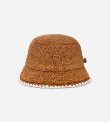 Bob festonné en UG Gfluff pour Femme in Brown, Taille S/M, Fleece