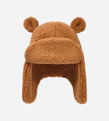 Chapka en UG Gfluff in Brown, Taille 4/6 YRS, Polyester