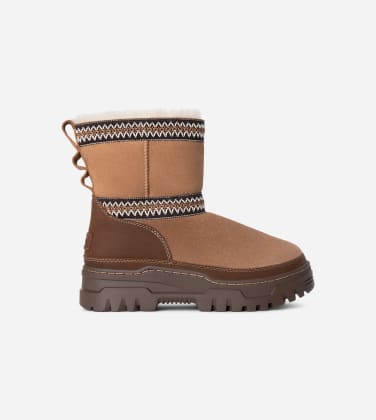 Botte Classic Mini Trail Gazer pour Femme in Brown, Taille 38, Daim