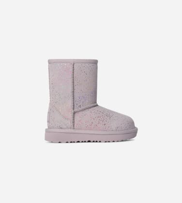 Botte Classic II Shimmer Sky pour Grand Enfant in Pale Smoke/Rainbow Metallic, Taille 23.5, Daim