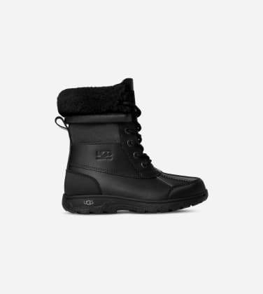 Botte UGG Butte II pour enfant in Black, Taille 33.5, Cuir