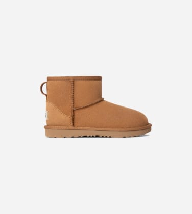Botte UGG Classic Mini II pour enfant in Brown, Taille 32.5, Double Face