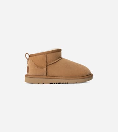 Botte UGG Classic Ultra Mini pour enfant in Brown, Taille 33.5, Double Face