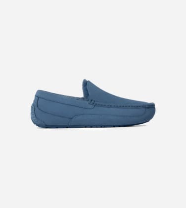 Chausson UGG Ascot pour Homme in Blue, Taille 46, Daim