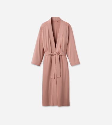 Robe de chambre Myra pour Femme in Pink, Taille M, Ecovero