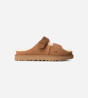 Mule Greenport à lanière pour Femme in Brown, Taille 38, Daim