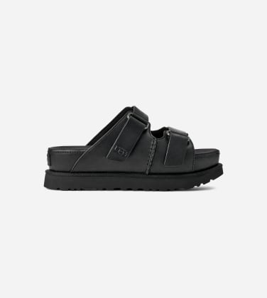 Mule UGG Goldenstar Hi pour Femme in Black, Taille 36, Cuir