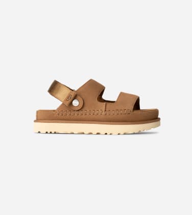 Goldenstar Glide pour Femme in Brown, Taille 38, Daim