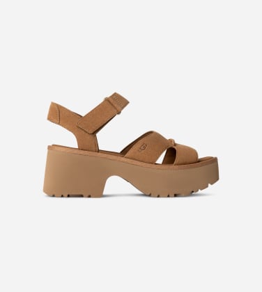New Heights à lanière à la cheville pour Femme in Brown, Taille 42, Daim
