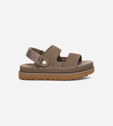 Goldenstar Glide pour Femme in Smoke Plume, Taille 41, Daim