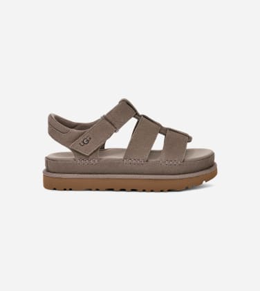 Sandale à lanière UGG Goldenstar pour Femme in Smoke Plume, Taille 39, Daim