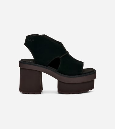New Heights à plateforme pour Femme in Black, Taille 40, Daim