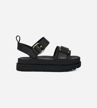 Goldenstar Villa pour Femme in Black, Taille 37, Cuir