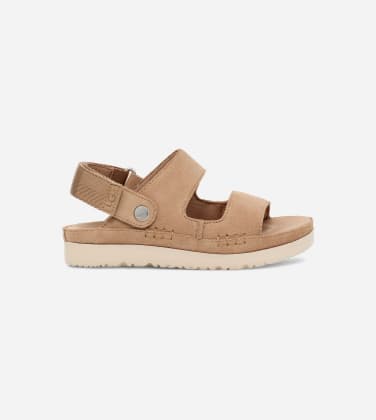 Goldenstar Glide pour Grand Enfant in Beige, Taille 32.5, Daim