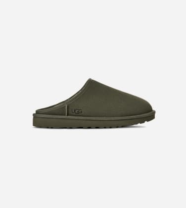 Classic Slip-On pour Homme in Woodland Green, Taille 41, Daim