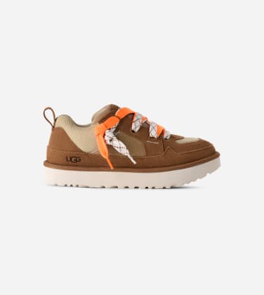 Lo Lowmel pour Homme in Chestnut/Bright Melon, Taille 40, Daim
