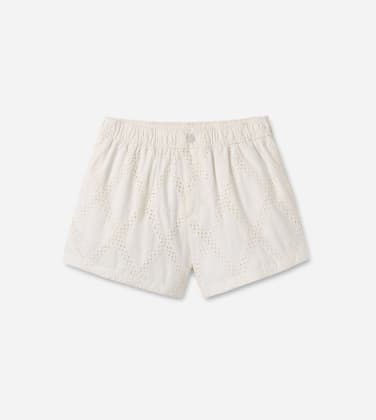 Short Kellan UGG Eyelet pour Femme in Nimbus, Taille XL, Coton