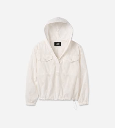 Pull Jessamine UGG Eyelet pour Femme in Nimbus, Taille L, Cuir