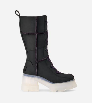 Botte UGG Areum pour Femme in Black, Taille 38.5, Cuir